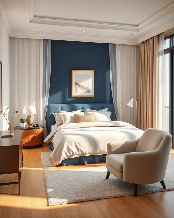 accent walls enhance ambiance