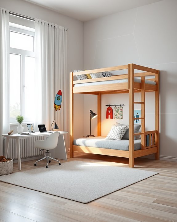 adaptable and organized bedroom