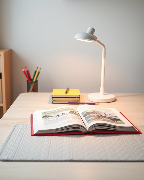 adjustable lighting for studying