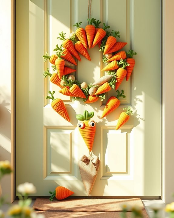 adorable easter carrot decorations