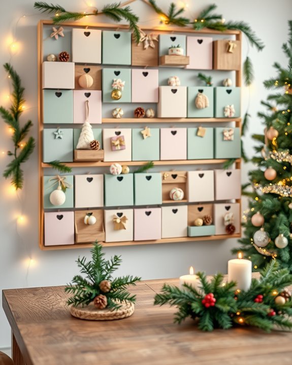 advent calendar wall decor