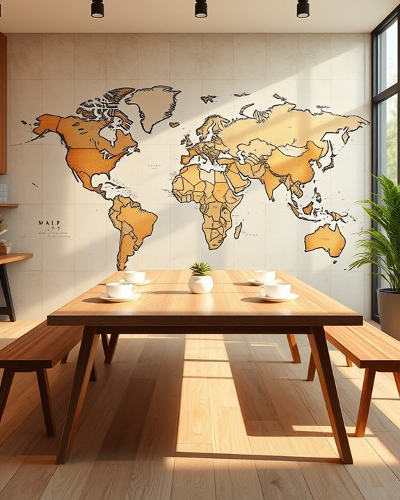 adventure through map decor