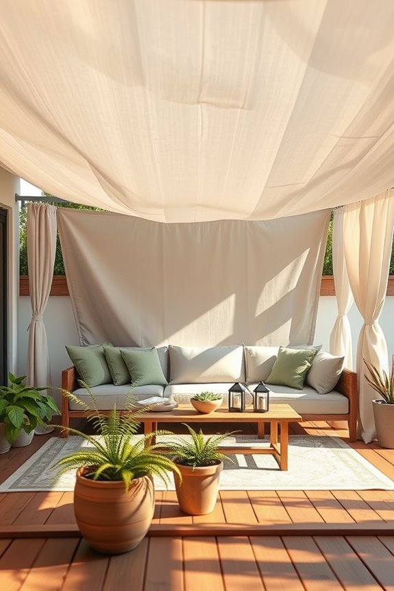 affordable backyard canopy ideas