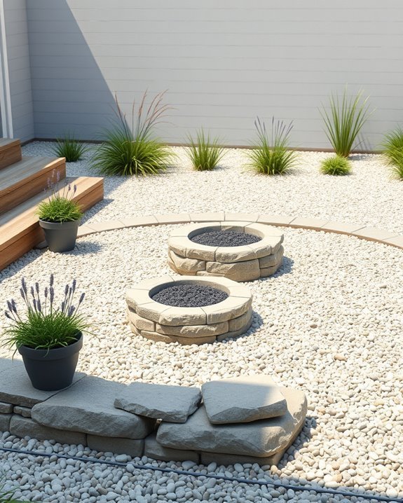 affordable diy gravel patio