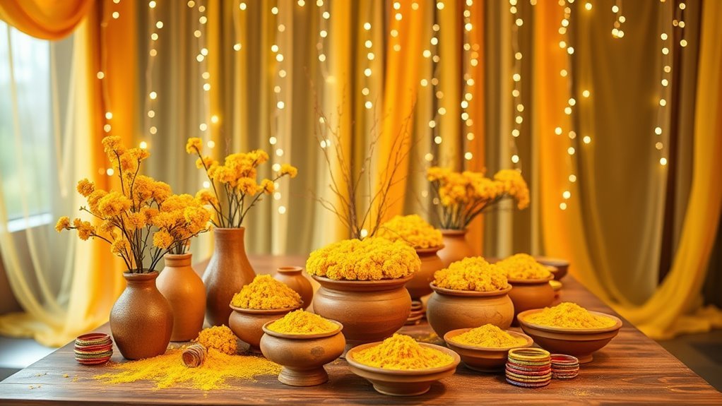 affordable haldi decoration ideas
