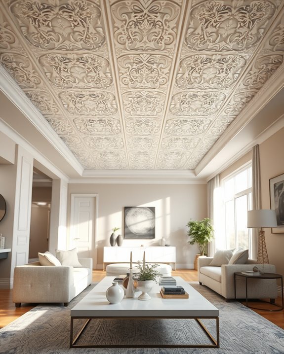 affordable vintage ceiling tiles