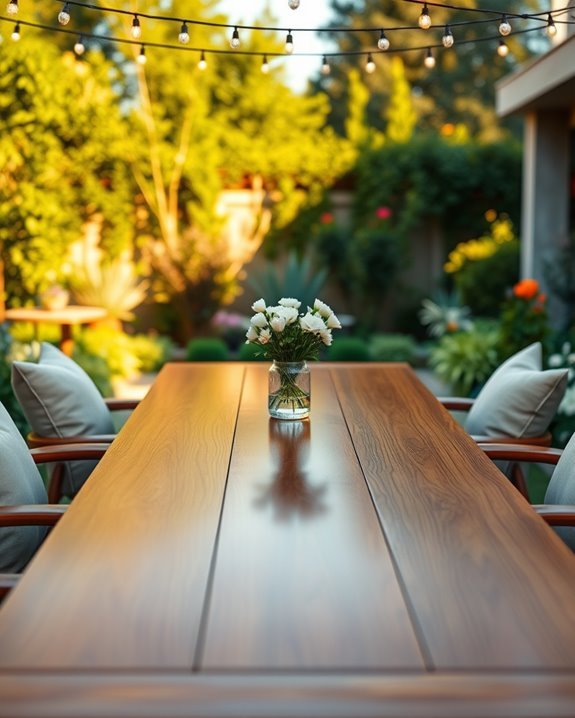 alfresco dining with ambiance