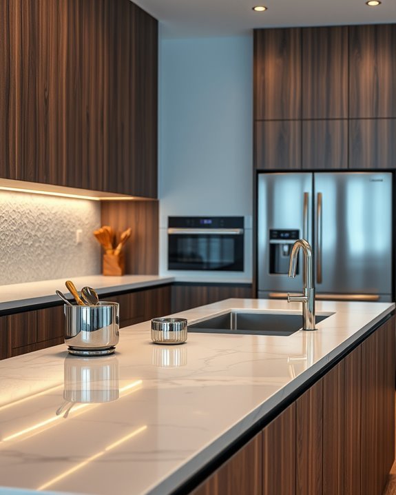 ambient energy efficient kitchen lighting