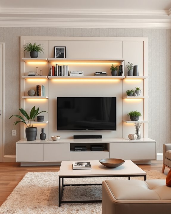 ambient lighting enhances aesthetics