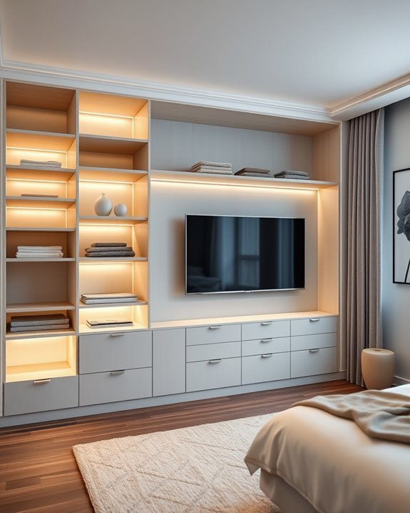 ambient lighting for closets