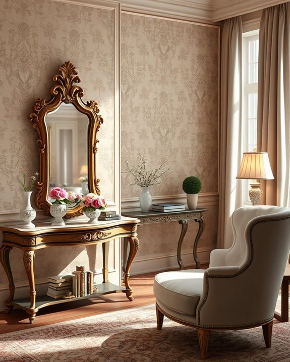 antique mirror elegance showcased