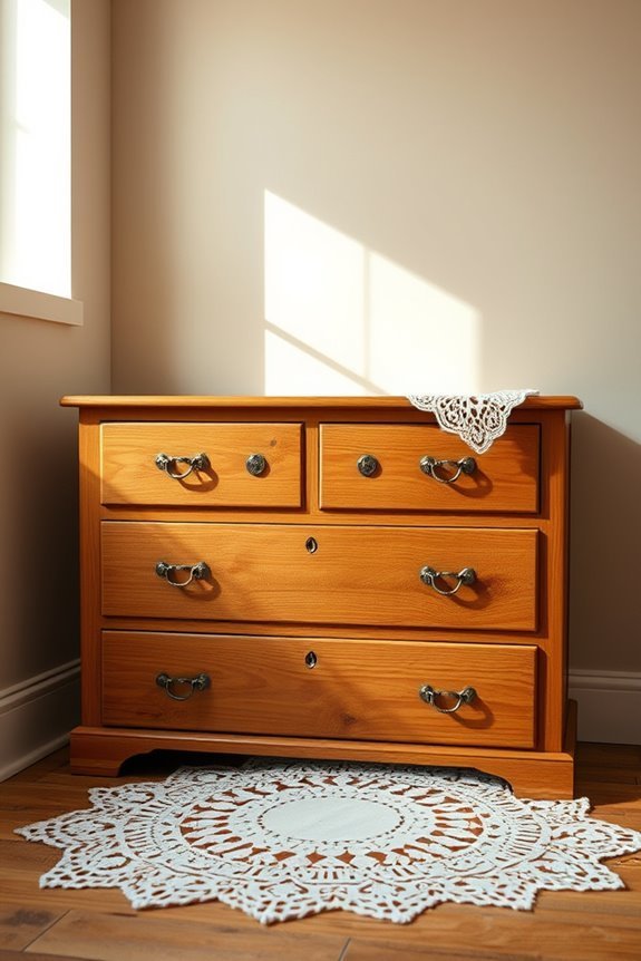 antique pine storage charm