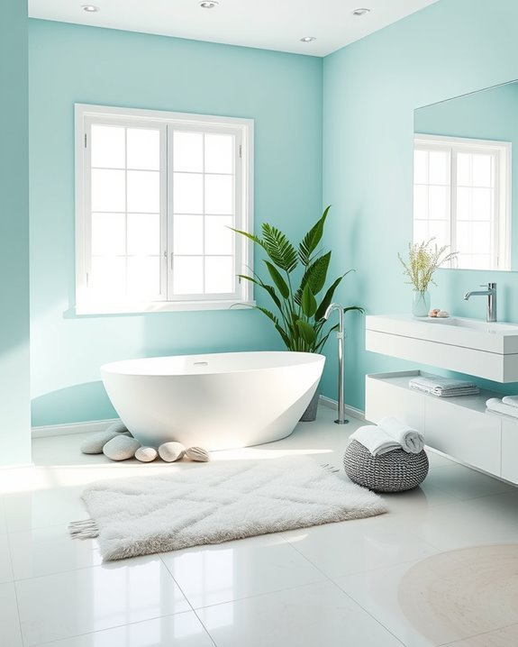aqua bathroom transformation ideas