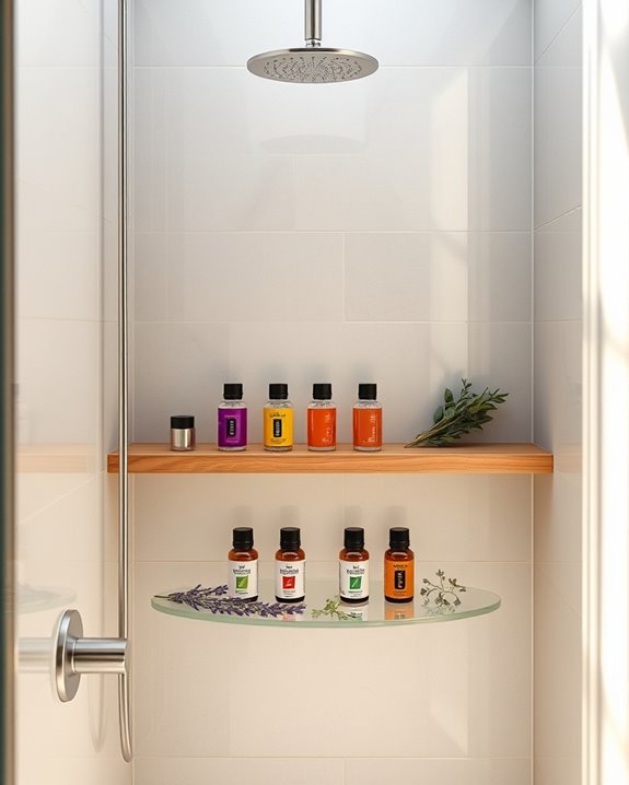 aromatherapy shower experience enhanced