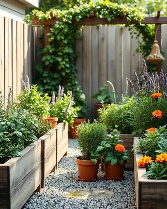 aromatic herb garden oasis