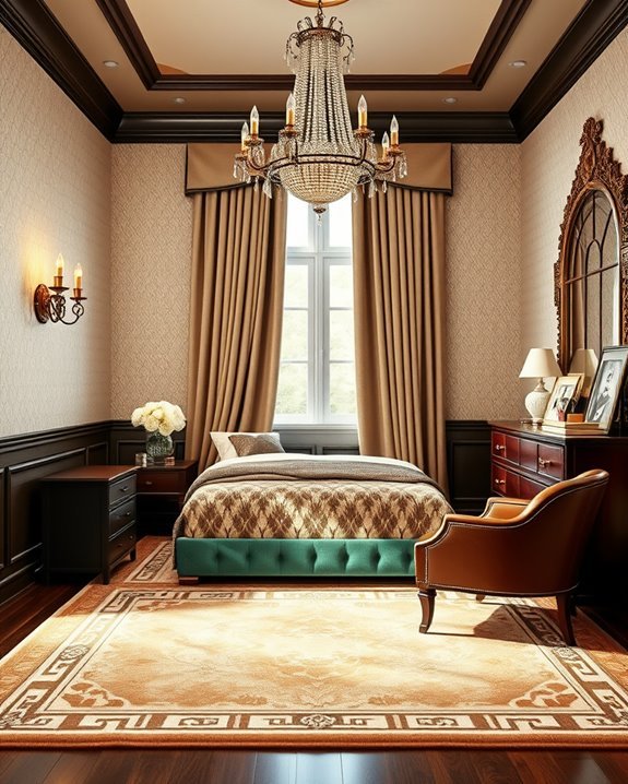 art deco bedroom sophistication