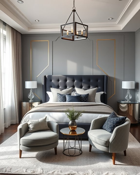 art deco elegance contrast
