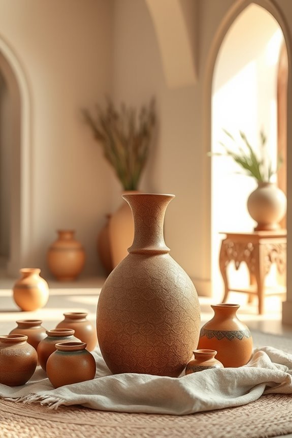 artisanal arabian pottery elegance