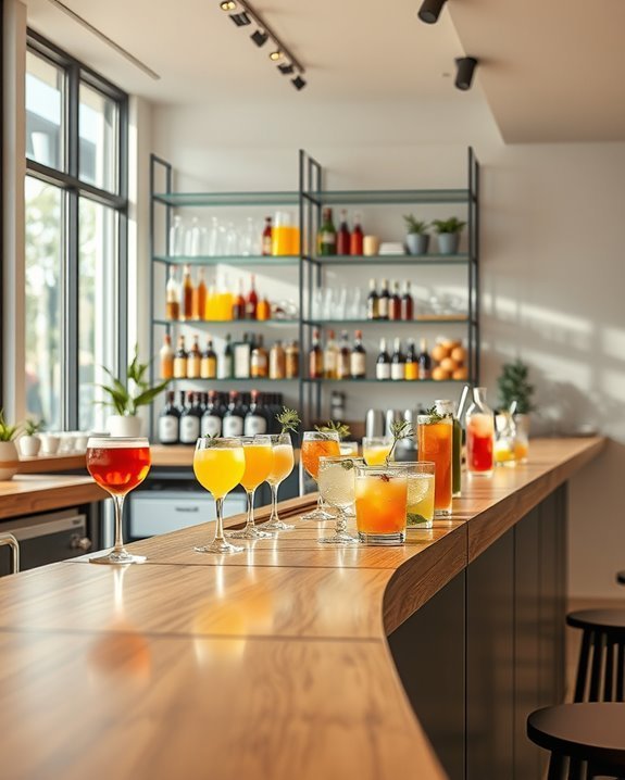 artisanal beverage bar experience