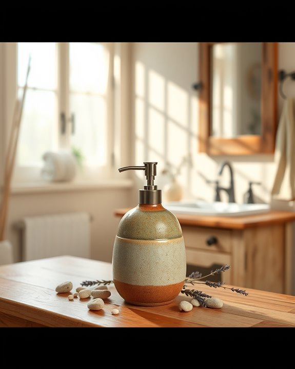 artisanal eco friendly soap dispensers