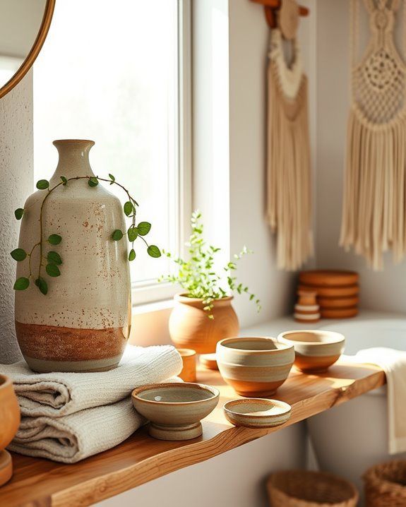artisanal pottery for bathrooms