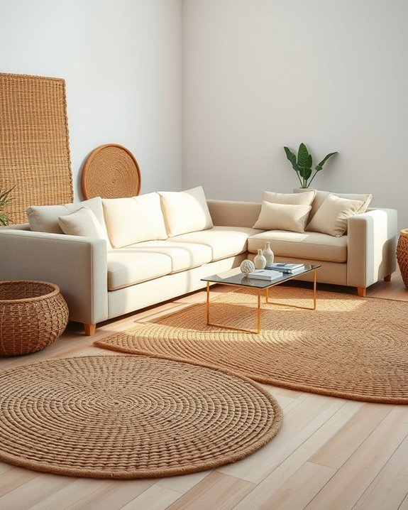artisanal woven rug charm