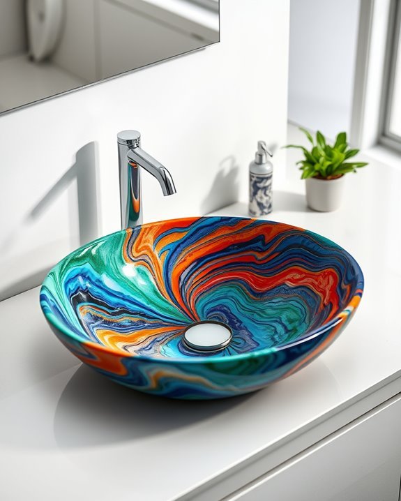 artistic bathroom sink basins