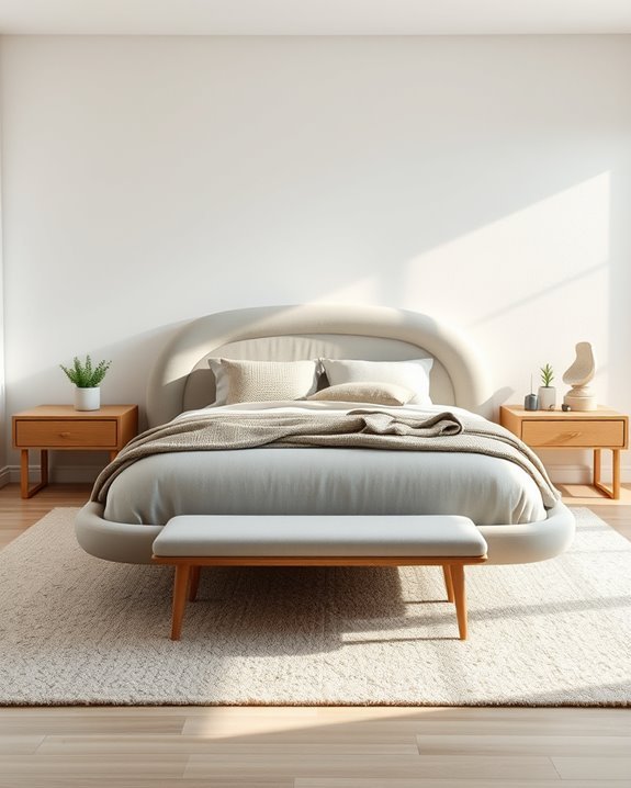 artistic bed focal points