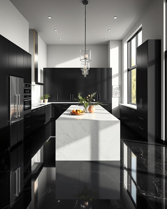 artistic black tile designs