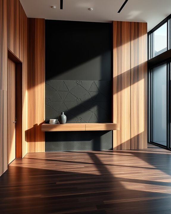 artistic black wood elegance