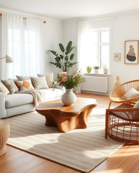 artistic boho coffee tables