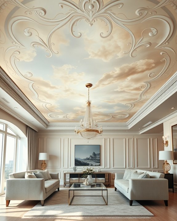 artistic ceiling mural designs