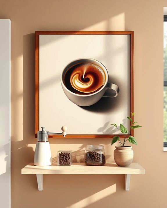 artistic coffee wall decor