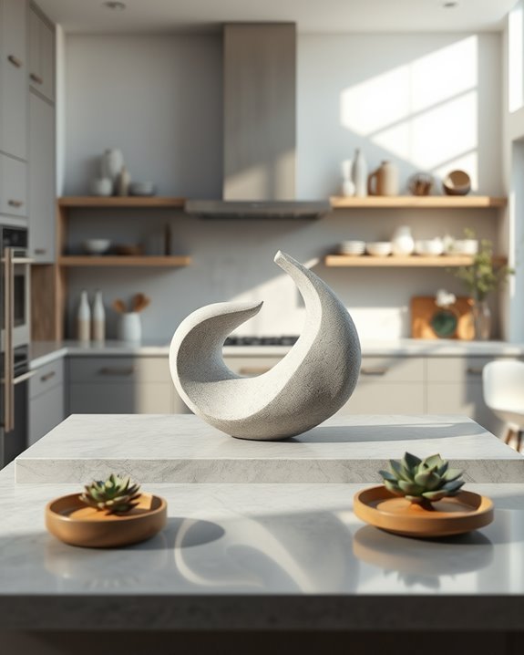 artistic concrete kitchen sculptures
