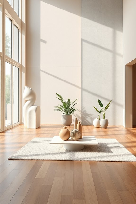 artistic depth with sculptures