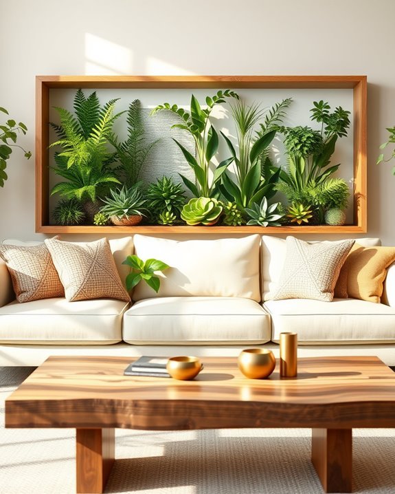 artistic dried plant display
