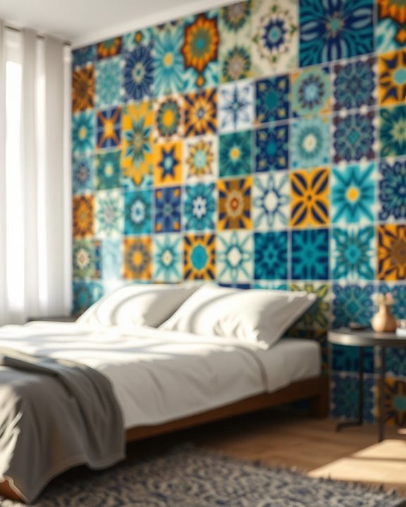 artistic graphic tile aesthetics