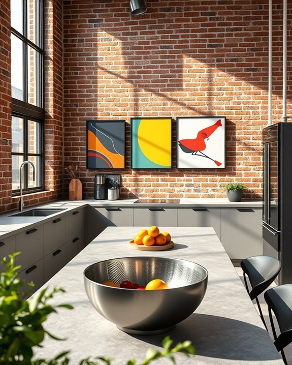 artistic installations enhance kitchens