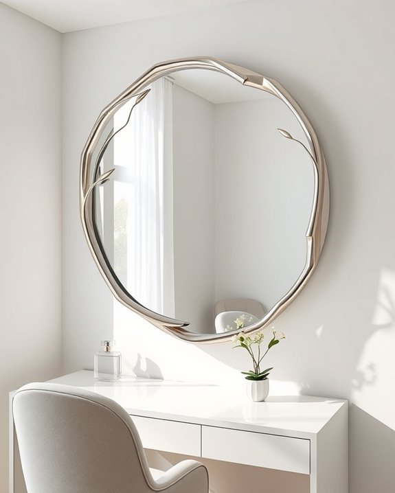 artistic mirrors enhance spaces