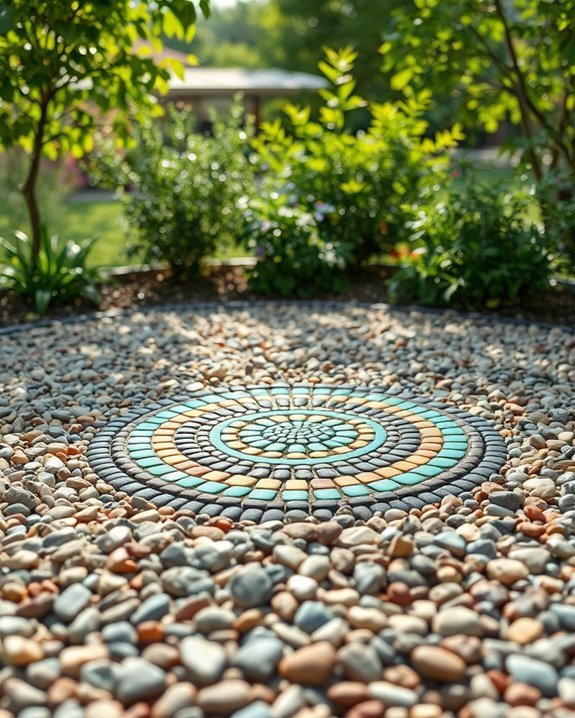 artistic mosaic patio designs