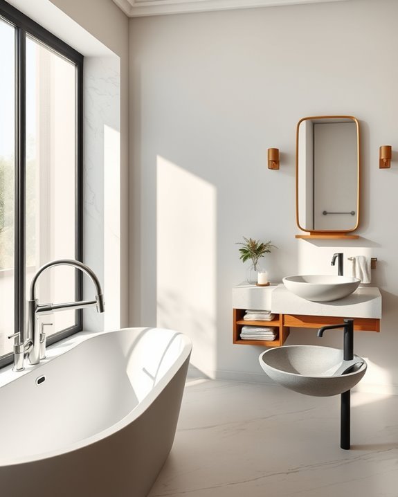 artistic plumbing fixture elegance