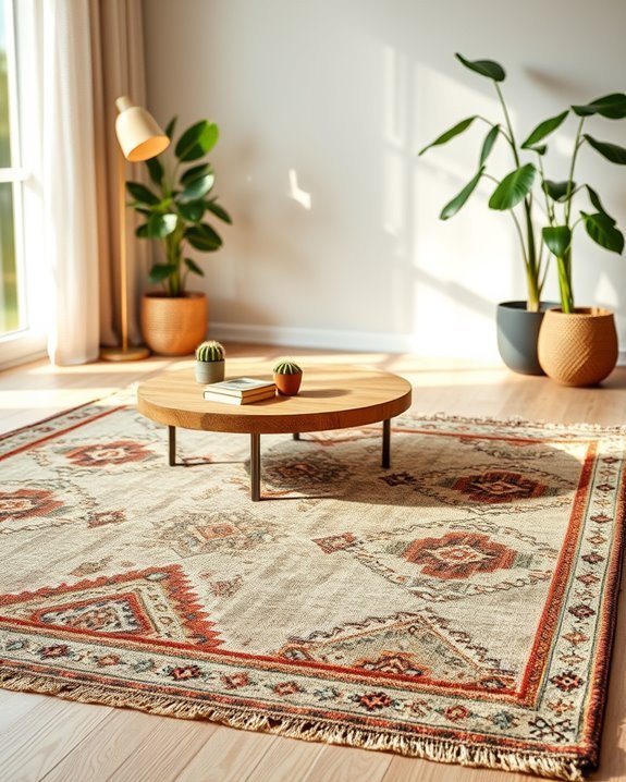 artistic rugs for bohemian decor