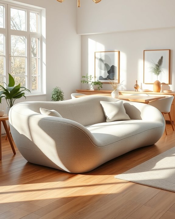 artistic sofas unique shapes