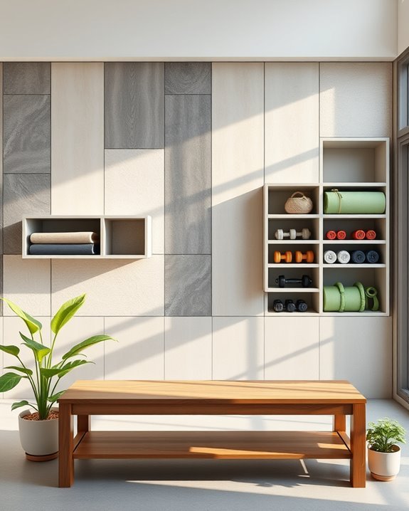 artistic storage solutions gym