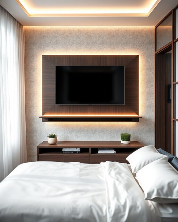 artistic tv lighting enhancements