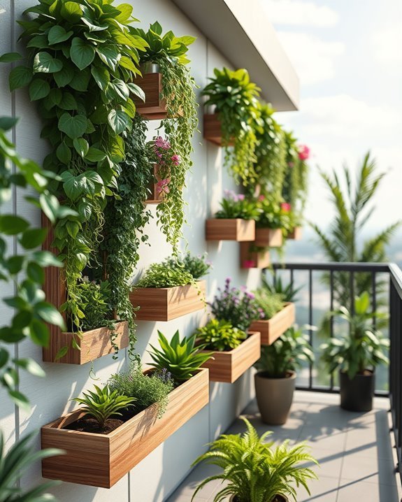 artistic vertical garden design