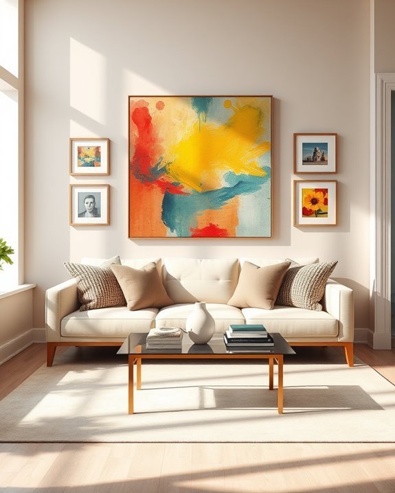 artistic wall display ideas