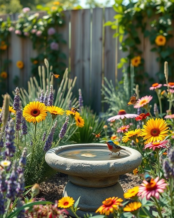 attracting birds and bees