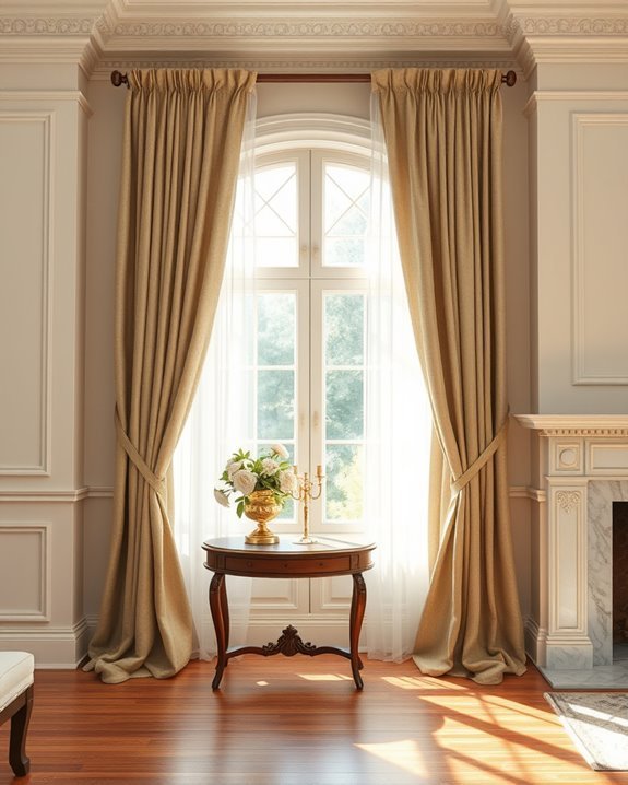 authentic colonial window treatments