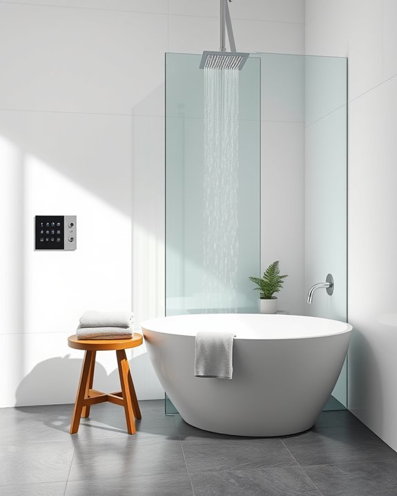 automated luxury shower experience